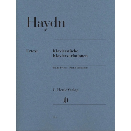 Haydn - Piano Pieces And Variations (Softcover Book)