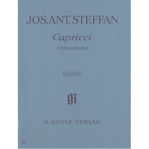 Capricci for Piano Solo by Joseph Anton Steffan, First Edition, 62 Pages, Published by G. Henle Verlag