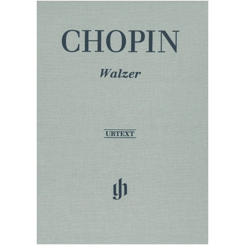 Waltzes Bound Urtext by Frederic Chopin, Piano Solo, G. Henle Verlag, 112 Pages