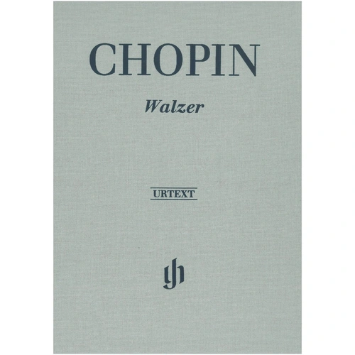 Waltzes Bound Urtext by Frederic Chopin for Piano Solo, G. Henle Verlag, 112 Pages