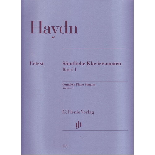 Haydn: Piano Sonatas Volume 1 Urtext Edition