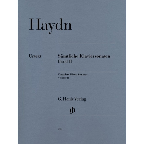 Haydn - Piano Sonatas Vol 2 Urtext (Softcover Book)