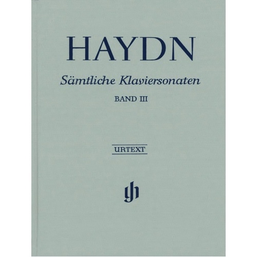 Sonatas Book 3 Urtext Bound (Hardcover Book) Book
