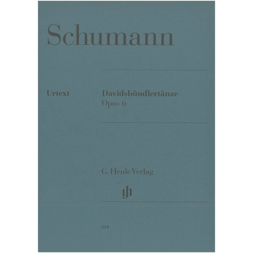 Schumann - Davidsbundlertanze Op. 6 Urtext for Piano Solo, 60 Pages, G. Henle Verlag