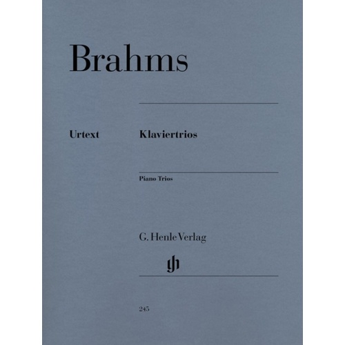 Brahms - Piano Trios Violin/Cello/Piano (Set Of Parts) Book