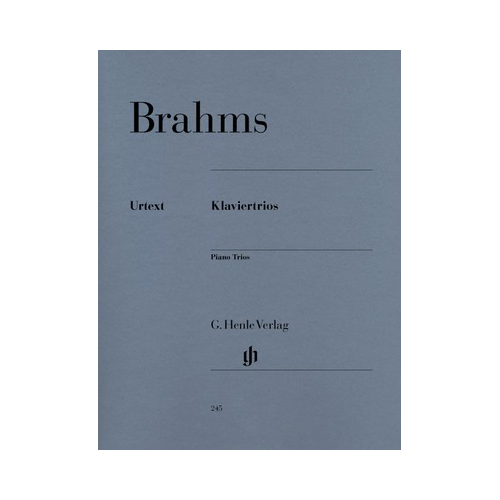 Brahms - Piano Trios for Violin, Cello, and Piano - Henle Urtext HN245