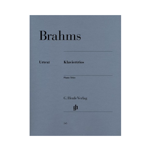 Brahms Piano Trios for Violin, Cello, and Piano Henle Urtext HN245