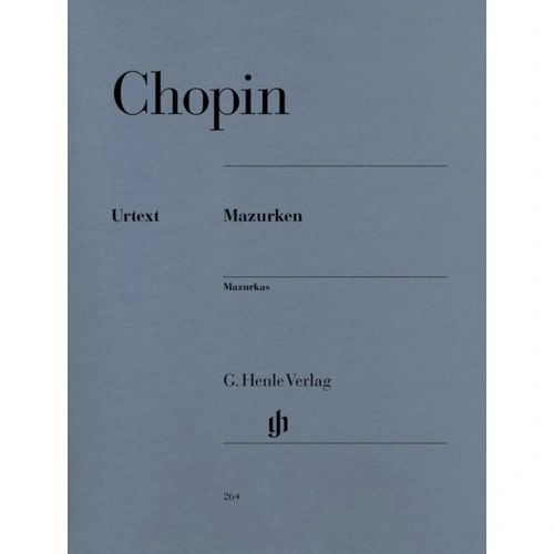Chopin - Mazurkas Urtext for Piano Solo, 192 Pages, Editor Ewald Zimmermann, Fingering by Hans-Martin Theopold, Intermediate to Advanced Level