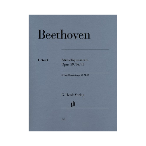 Beethoven String Quartets Op 59, 74 & 95 - Chamber Sheet Music