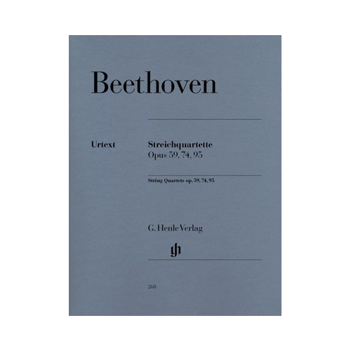 Beethoven String Quartets Op 59, 74 & 95 - Chamber Sheet Music