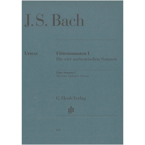Bach - Sonatas Volume 1 for Flute and Piano, Edited by Hans Eppstein, Urtext Edition, 98 Pages