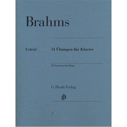 Brahms - 51 Exercises for Piano Urtext Edition