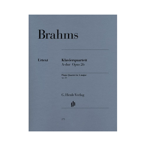 Piano Quartet in A Major Op 26 Chamber Sheet Music