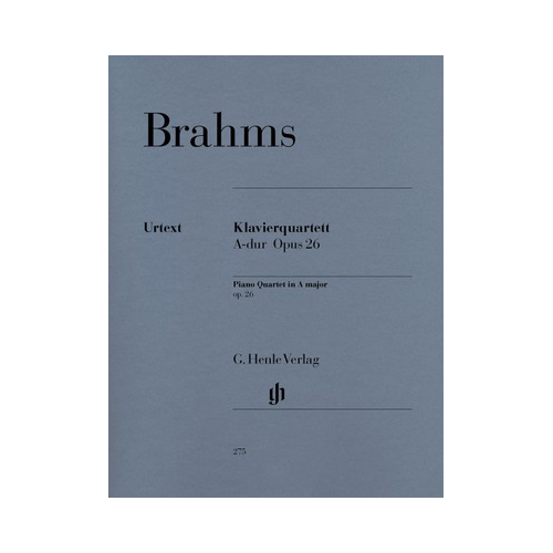 Piano Quartet in A Major Op 26 - Chamber Sheet Music