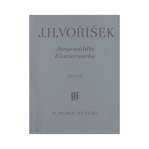 Vorisek Selected Piano Works - Sheet Music Edition