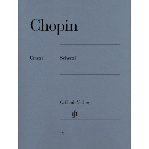 Chopin - Scherzos Urtext Ed Zimmermann Theopold (Softcover Book)