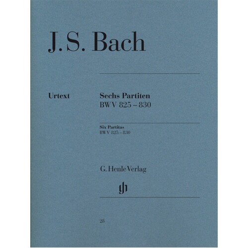 Partitas Comp Bwv 825-830 Urtext Softcover (Softcover Book)