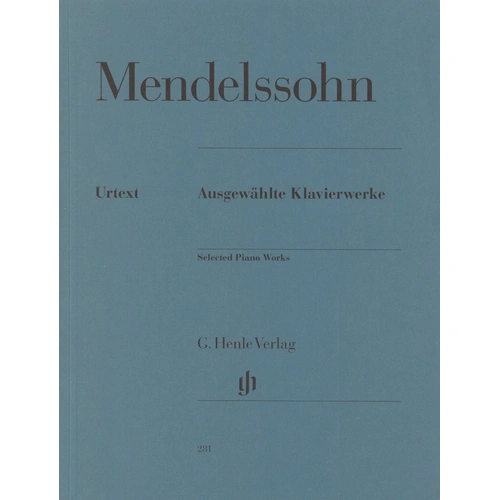 Mendelssohn Piano Works Urtext - 144 Pages, G. Henle Verlag