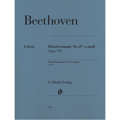 Beethoven Piano Sonata No. 27 in E Minor Op. 90 Urtext Edition