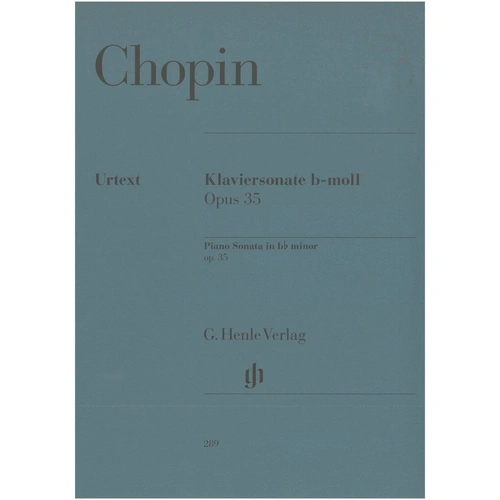 Chopin Sonata Op. 35 B Flat Minor Urtext Edition for Piano Solo