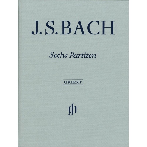 Bach Partitas BWV 825-830 Urtext Bound for Piano Solo by G. Henle Verlag
