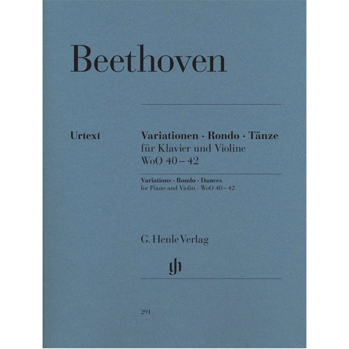 Variations Rondo Dances for Violin and Piano by Beethoven