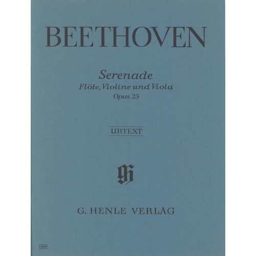 Serenade Op 25 D Flute Violin Viola Edition Gerlach