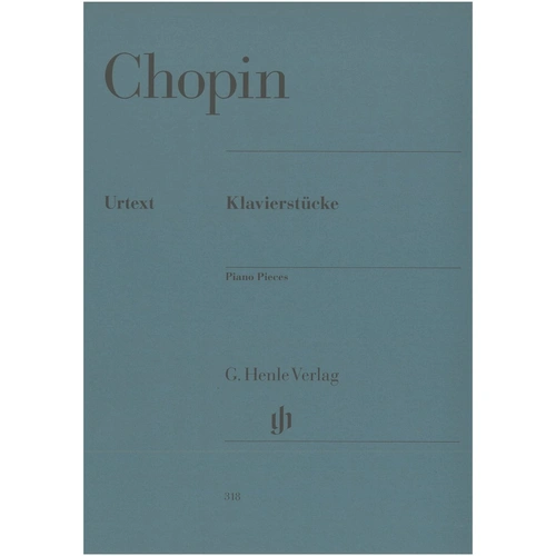 Chopin Piano Pieces Urtext Edition by Ernst Herttrich - 136 Pages, Piano Solo, G. Henle Verlag