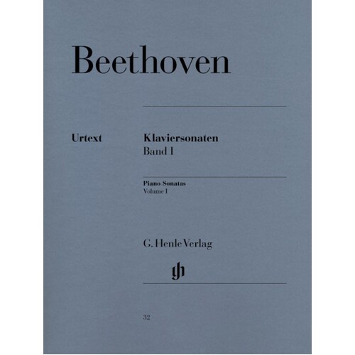 Beethoven - Piano Sonatas Book 1 Urtext (Softcover Book)