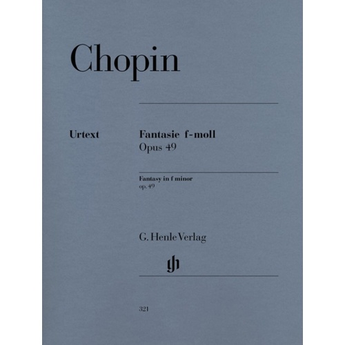 Fantasy Op 49 F Min (Softcover Book)