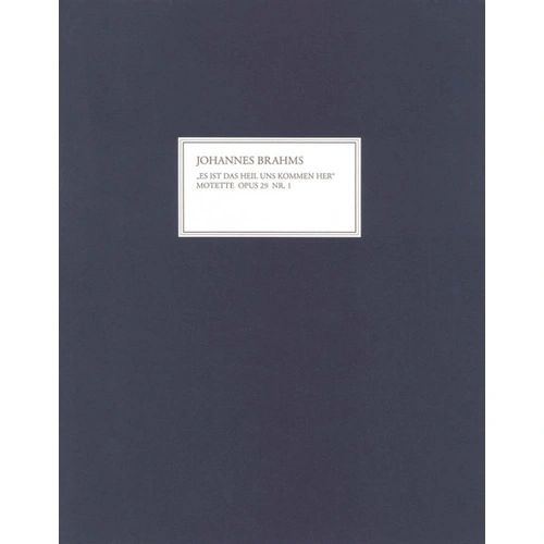 Brahms Johannes Motet Op 29 No 1 Facsimile Vocal Score - Henle