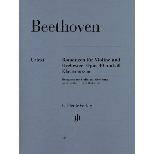 Beethoven - 2 Romances for Violin and Piano Op. 40 & 50, Urtext Edition, Edited by Shin Augustinus Kojima, G. Henle Verlag, 23 Pages