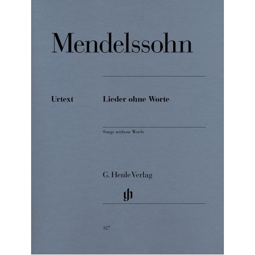 Mendelssohn - Songs Without Words Urtext Edition for Piano Solo