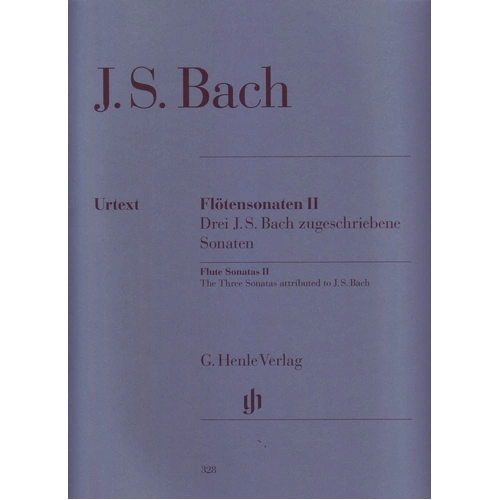 Bach - Flute Sonatas Volume 2, Urtext Edition for Flute, Harpsichord, and Violoncello, Edited by Hans Eppstein