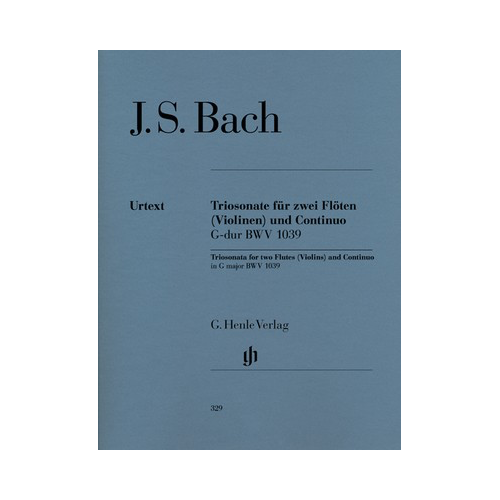 Trio Sonata BWV 1039 for Two Violins and Continuo - Chamber Sheet Music