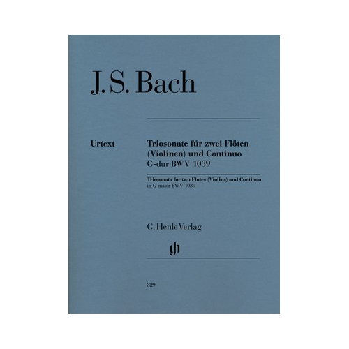 Trio Sonata BWV 1039 for Two Violins and Continuo Sheet Music