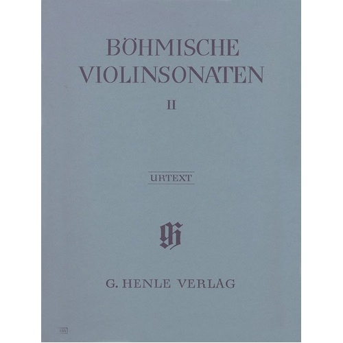 Bohemian Violin Sonatas Vol. 2 for Violin and Piano by G. Henle Verlag, 111 Pages