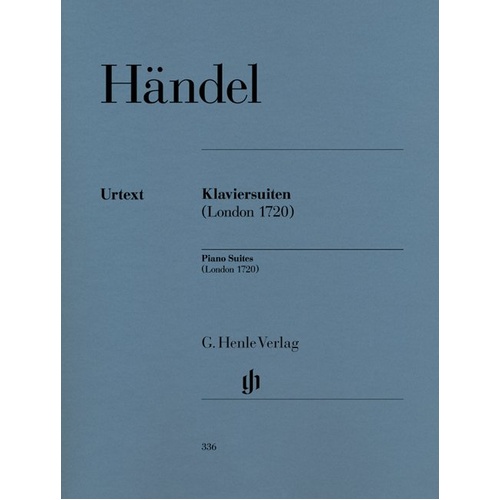 Handel - Piano Suites Nos 1 to 8 HWV 426-433 Urtext Edition by G. Henle Verlag