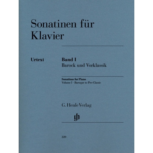 Sonatinas Book 1 Baroque And Pre Classical Urtext (Softcover Book)
