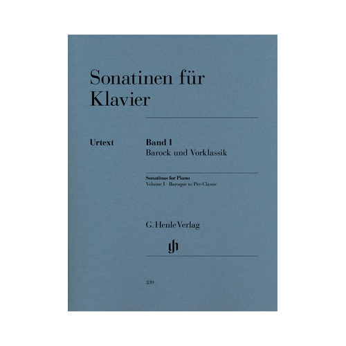 Sonatinas for Piano: Baroque to Pre-Classic, Volume 1