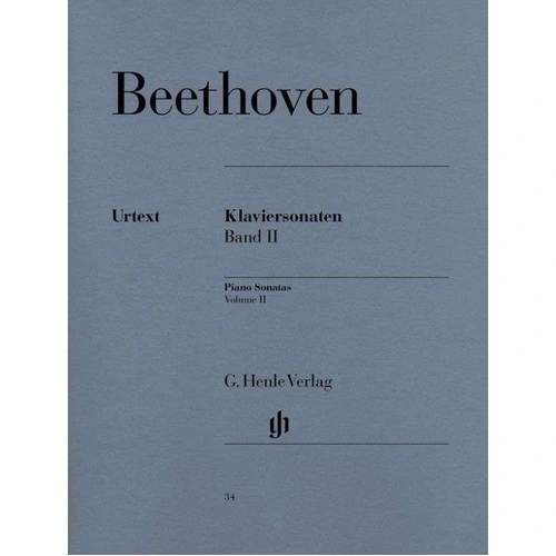 Beethoven Piano Sonatas Volume II Urtext Edition by G. Henle Verlag - 336 Pages