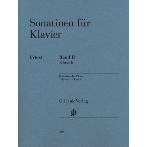 Sonatinas For Piano Vol 2 Classical (Softcover Book)