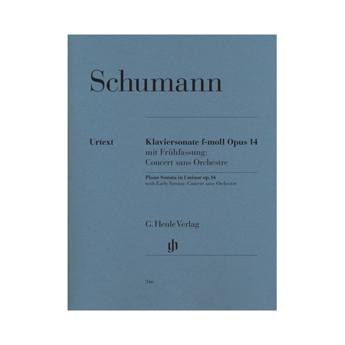 Piano Sonata in F Minor Op 14 - Schumann, Sheet Music, Two Versions Included
