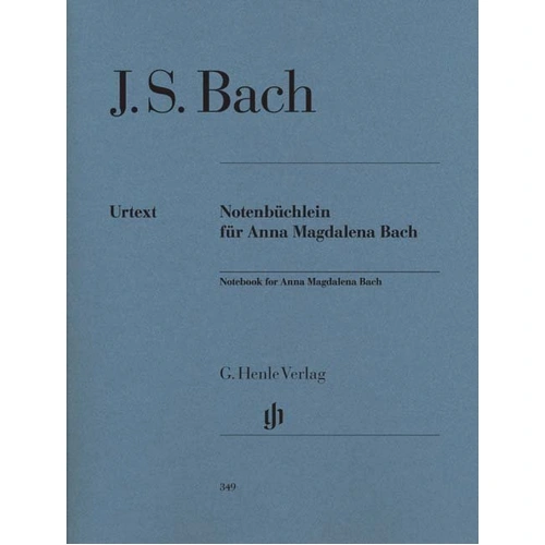 Bach - Anna Magdalena Notebook Complete Urtext for Piano, 64 Pages, G. Henle Verlag