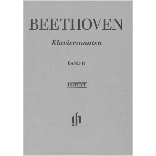 Beethoven Sonatas BK 2 Urtext Clothbound - Piano Solo Edition by G. Henle Verlag, 332 Pages