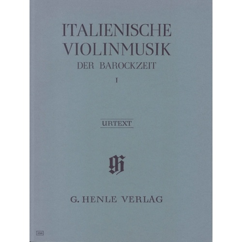 Italian Violin Music Book 1 Baroque Violin/Piano (Softcover Book)