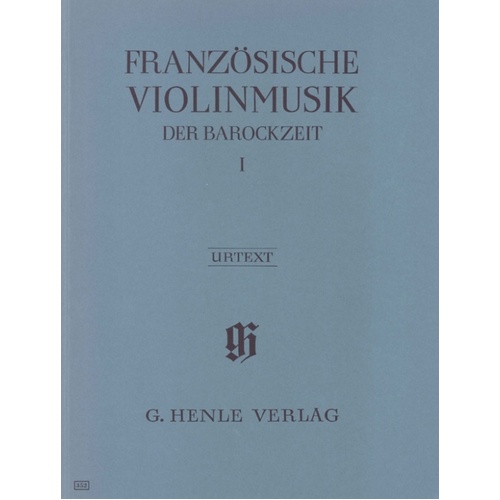 French Violin Music Baroque Erea Book 1 Violin/Piano (Softcover Book)