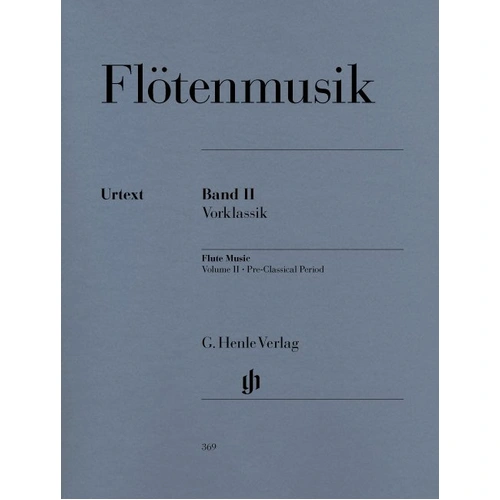 Flute Music Volume 2 Pre Classical by G. Henle Verlag, 177 pages, includes sonatas by Johann Baptist Vanhal.