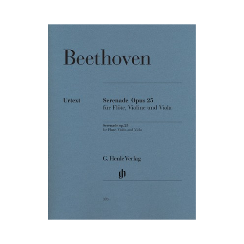 Serenade in D Op 25 for Flute, Violin, and Viola - Chamber Sheet Music