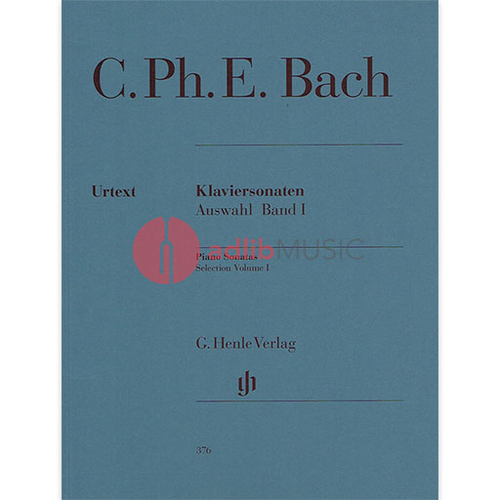 Piano Sonatas Selections Vol. 1 by Carl Philipp Emanuel Bach - G. Henle Verlag Piano Solo Sheet Music